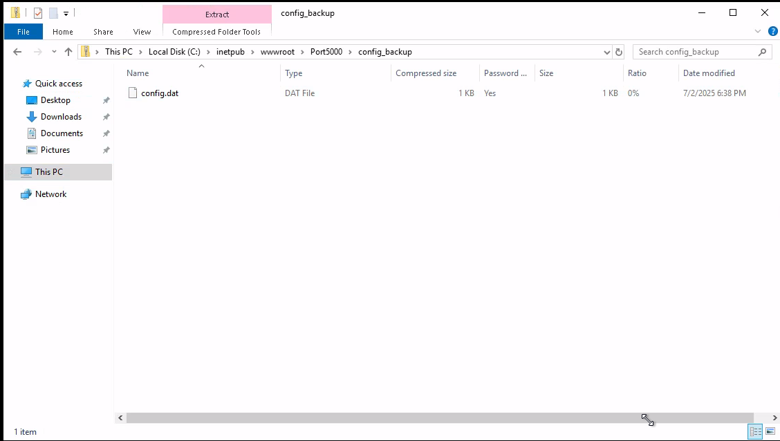 Config Backup Discovery