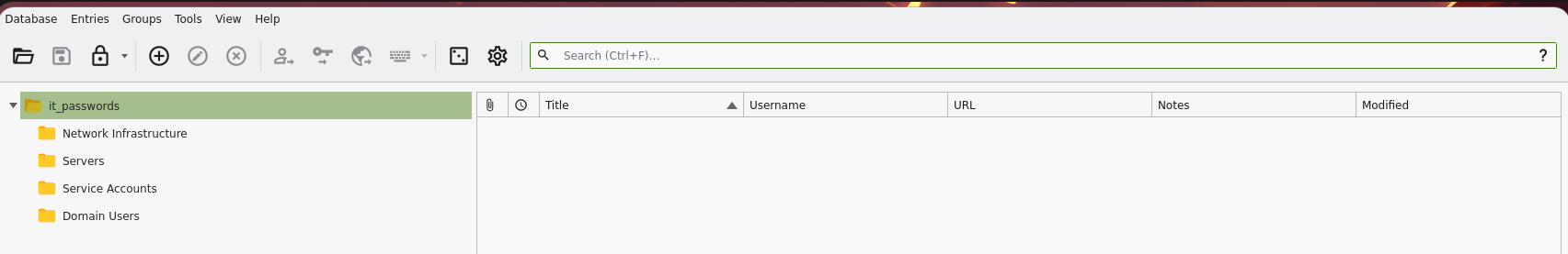 KeePass Vault Unlocked