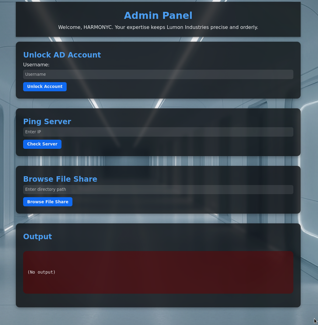 Admin Panel