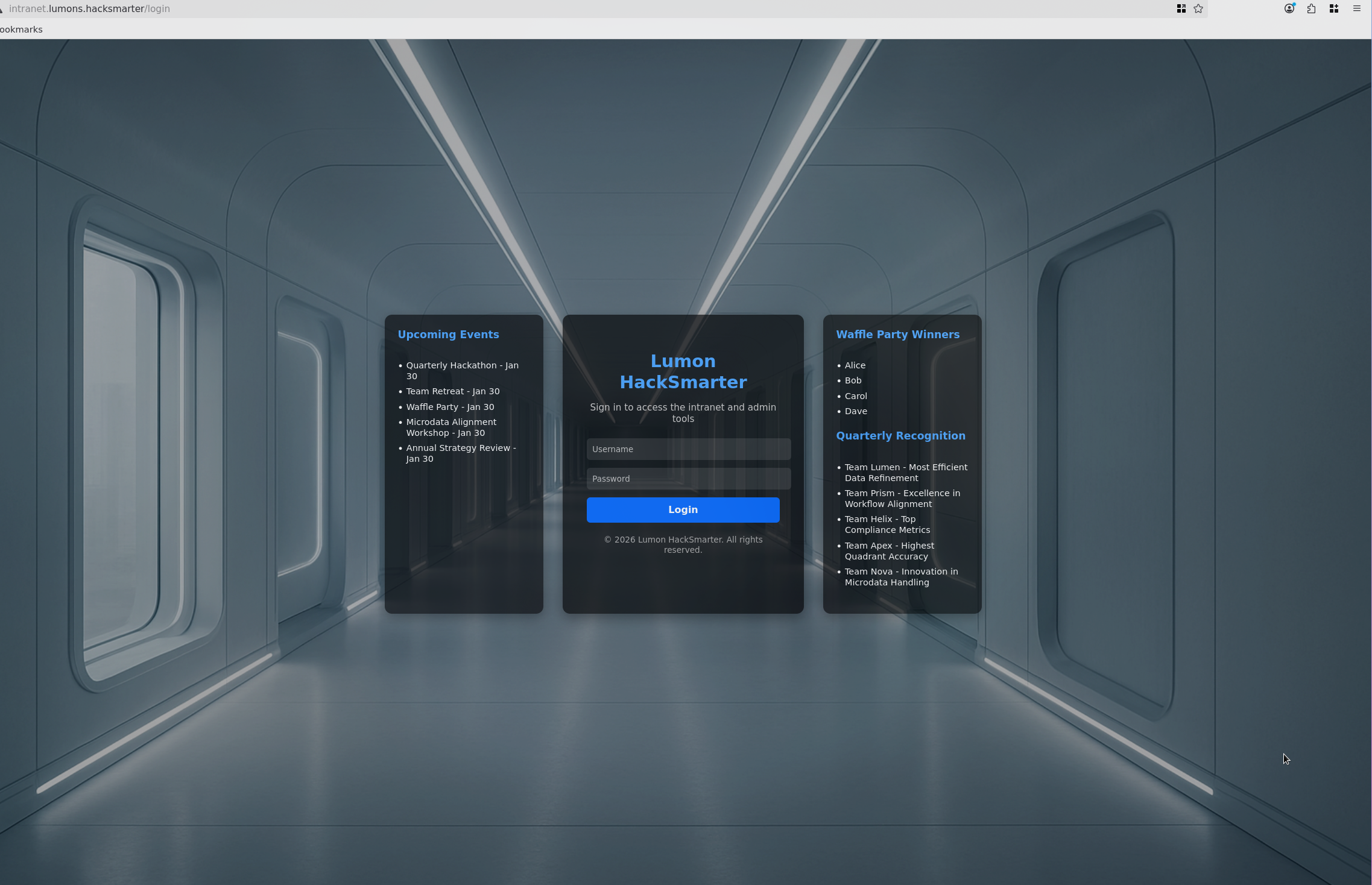 Lumon Intranet Login