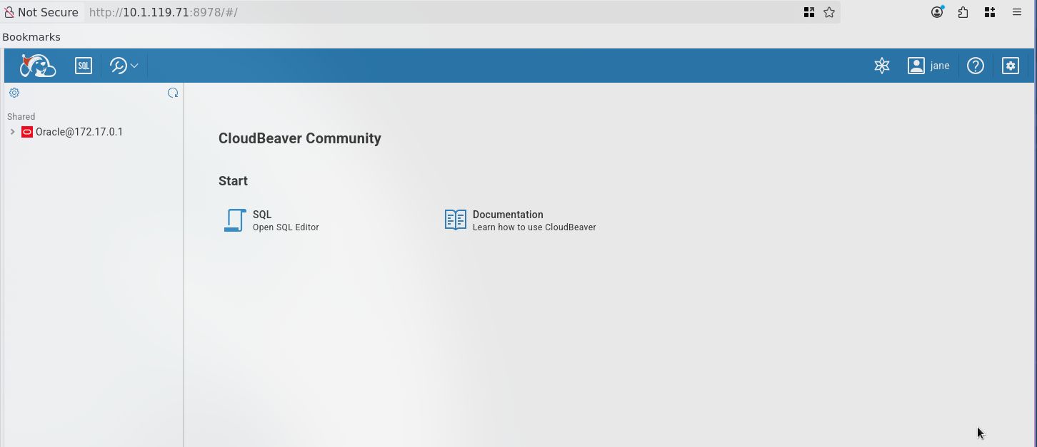 CloudBeaver Login