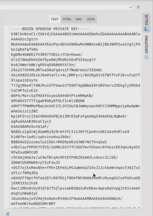 SSH Key Extracted